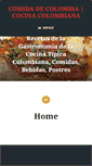 Mobile Screenshot of comidadecolombia.info